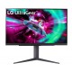 Монитор LG 27GR93U-B, 27", UltraGear IPS 1ms (GtG), AG, UHD 4K (3840x2160), 144Hz, HDR10, 1000:1, 400cd/m2, DCI-P3 95%, USB3.0 (1up/2down), VRR, AMD Free-sync, NVIDIA G-Sync, HDMI, DP, Height Adjustable, Pivot, Tilt, Headphone Out, Black