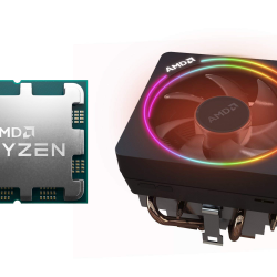 AMD CPU Desktop Ryzen 7 8C/16T 7700 (5.3GHz Max, 40MB,65W,AM5) MPK, with Radeon Graphics and Wraith Prism Cooler - Компютърни Компоненти