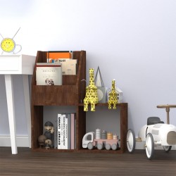 Sonata H Етажерка за детски книжки, дъб, 71x30x78,5 см, инженерно дърво - Антре