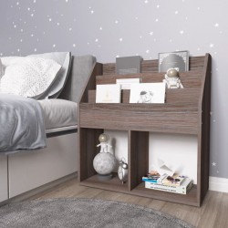 Sonata H Рафт детски книги сив сонома дъб 71x30x78,5 см инженерно дърво - Антре