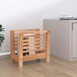 Sonata H Поставка за списания 40x26,5x38,5 см масивна орехова дървесина - Антре