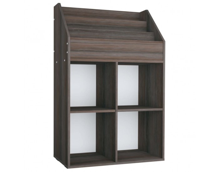 Sonata H Рафт детски книги сив сонома дъб 71x30x114 см инженерно дърво