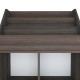 Sonata H Рафт детски книги сив сонома дъб 71x30x114 см инженерно дърво