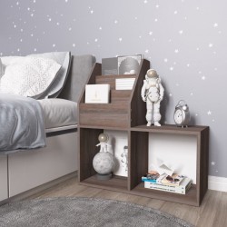 Sonata H Рафт детски книги сив сонома дъб 71x30x78,5 см инженерно дърво - Антре
