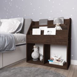 Sonata H Рафт за детски книги опушен дъб 71x30x78,5 см инженерно дърво - Антре
