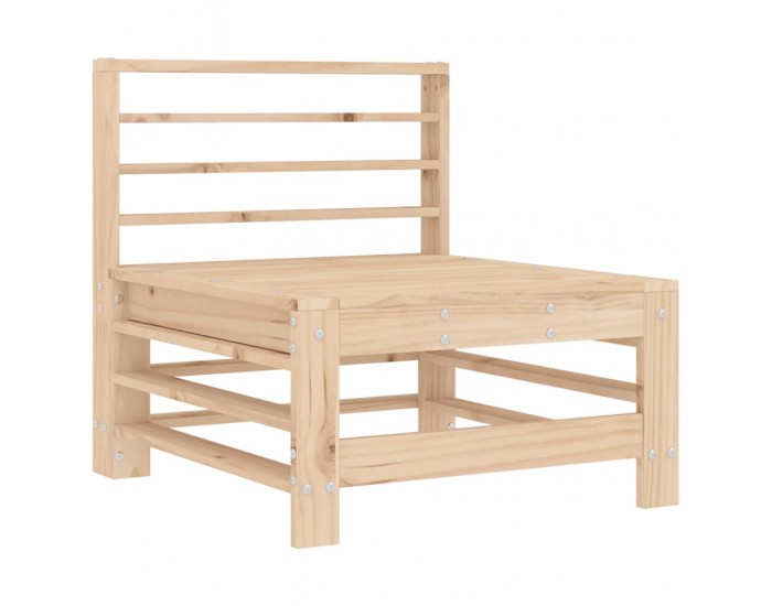 Sonata H Среден диван с възглавници, борово дърво масив