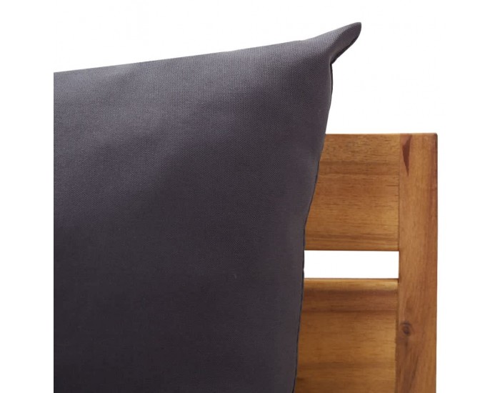 Sonata H 2-местен градински диван с възглавници, акация масив