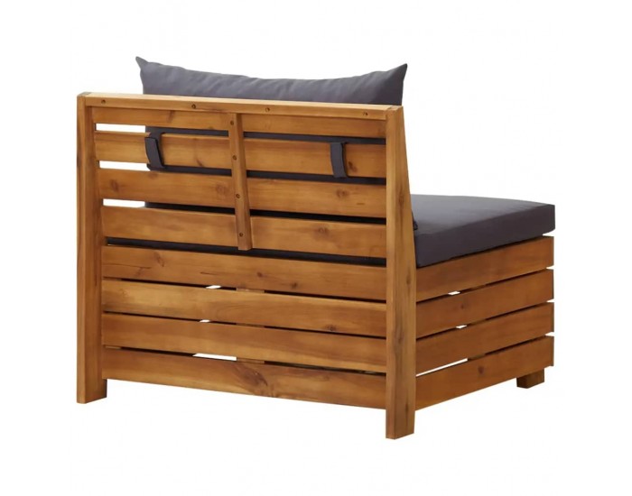 Sonata H 2-местен градински диван с възглавници, акация масив