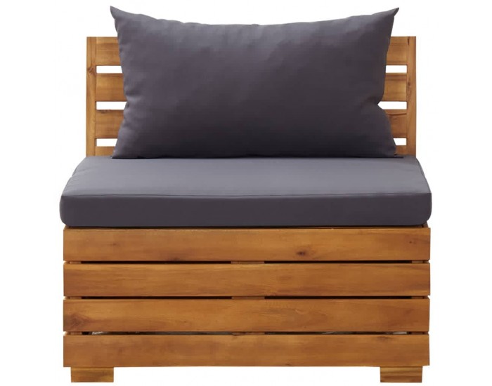 Sonata H 2-местен градински диван с възглавници, акация масив