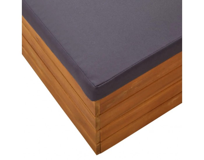 Sonata H 2-местен градински диван с възглавници, акация масив