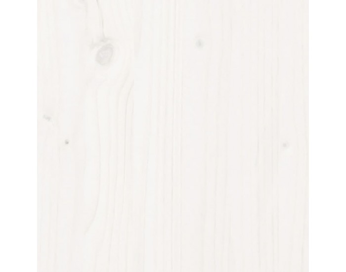 Sonata H Градински ъглов диван, бял, бор масив