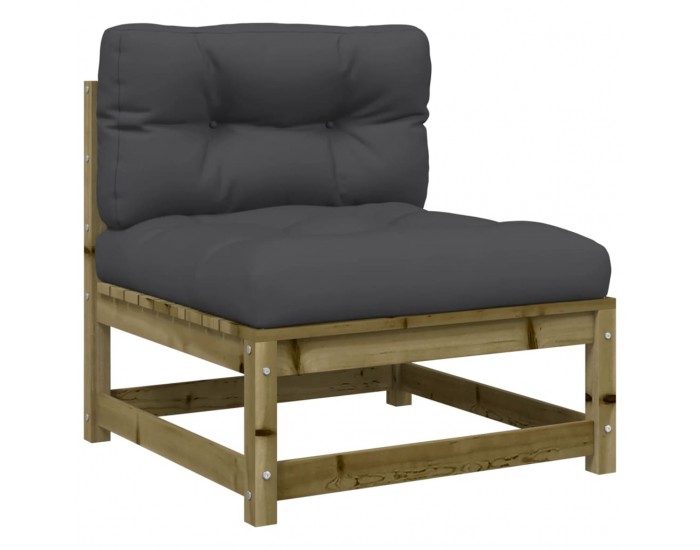 Sonata H Градинско кресло без подлакътници, с възглавници и табуретки