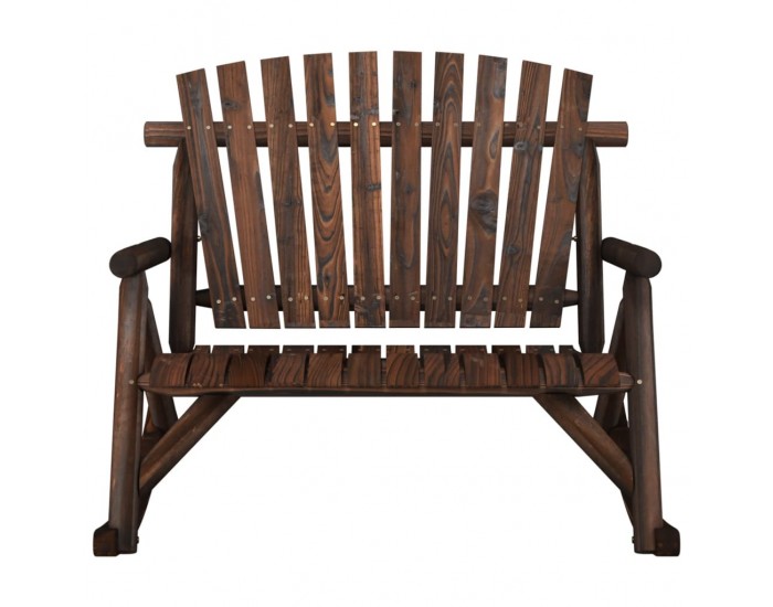 Sonata H 2-местна градинска пейка люлка 123x96x102 см масивен смърч