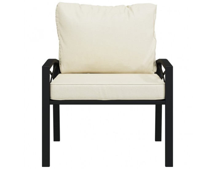 Sonata H Градински столове с пясъчни възглавници 2 бр 68x76x79см стомана