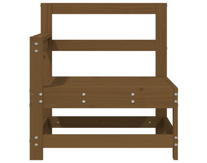 Sonata H Ъглов диван, меденокафяв, бор масив