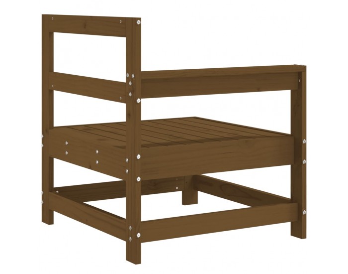 Sonata H Ъглов диван, меденокафяв, бор масив