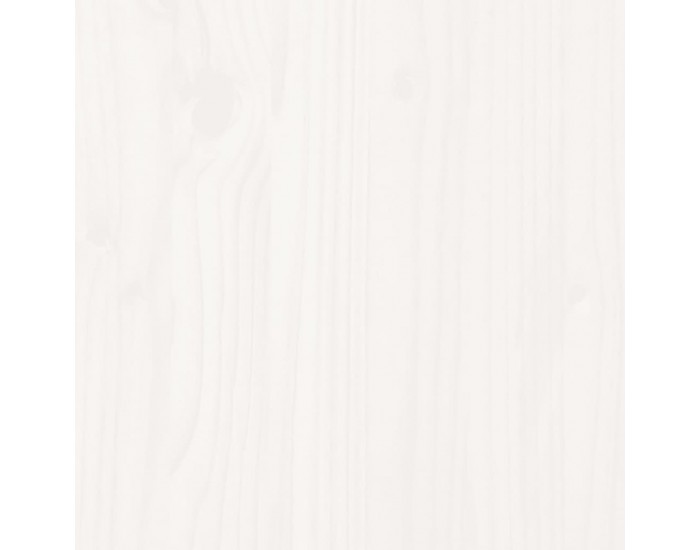 Sonata H Градински среден диван, бял, бор масив