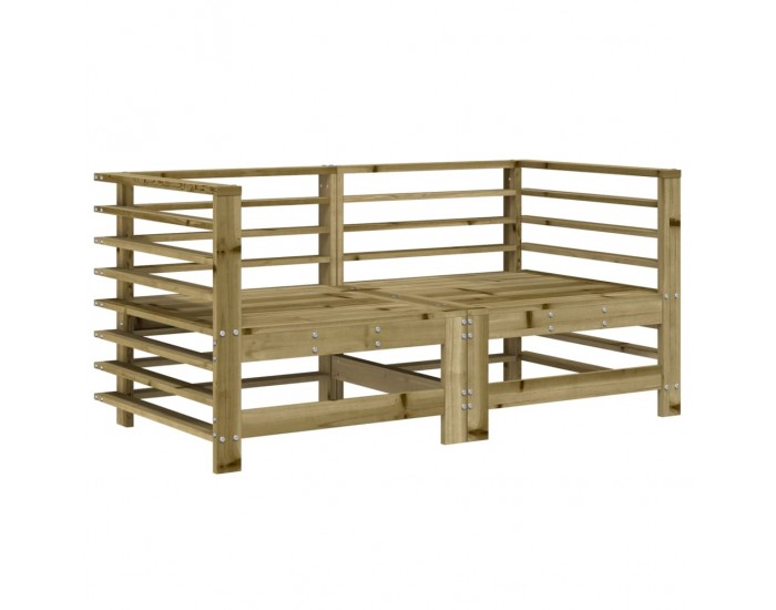 Sonata H Градински ъглови дивани, 2 бр, импрегниран бор