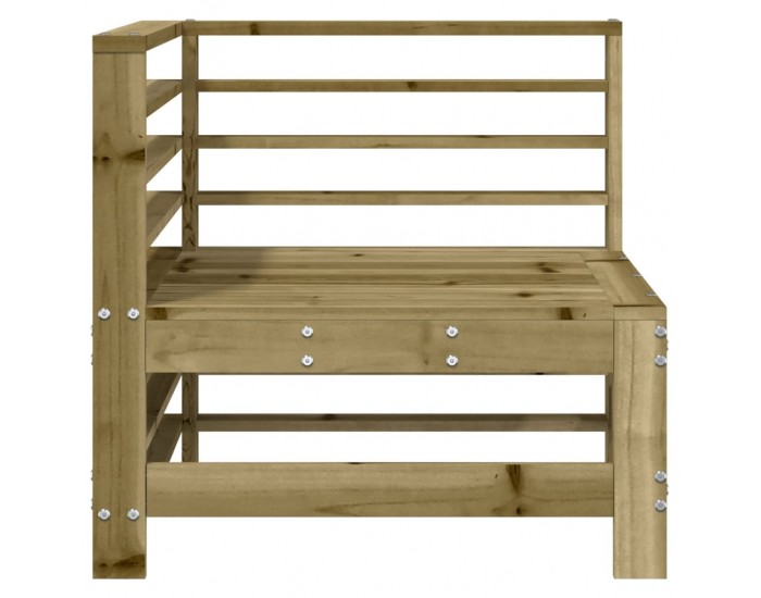 Sonata H Градински ъглови дивани, 2 бр, импрегниран бор