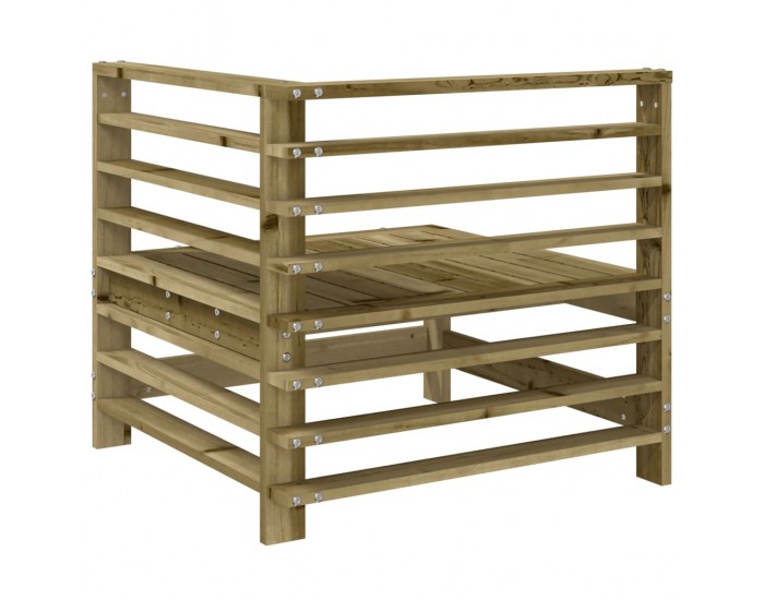 Sonata H Градински ъглови дивани, 2 бр, импрегниран бор