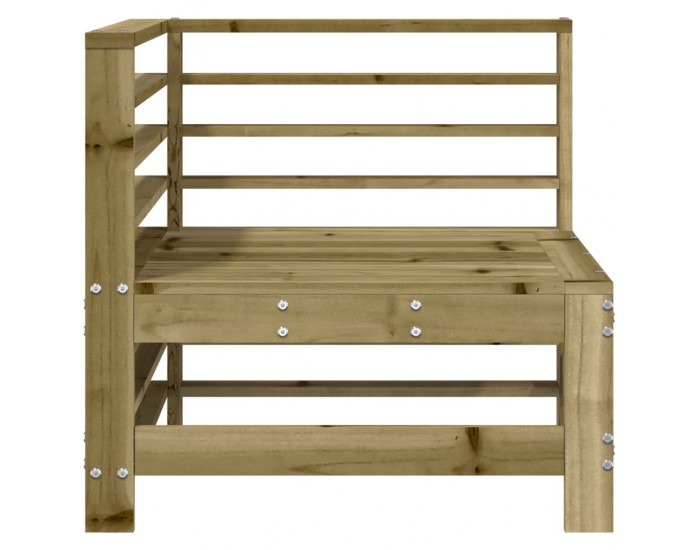 Sonata H Градински ъглов диван, импрегниран бор