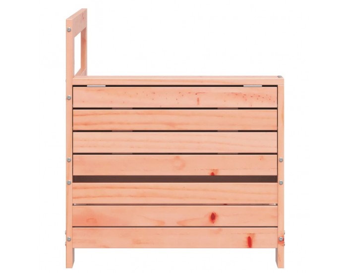 Sonata H Градински диван с подлакътник и странична масичка, дуглас масив