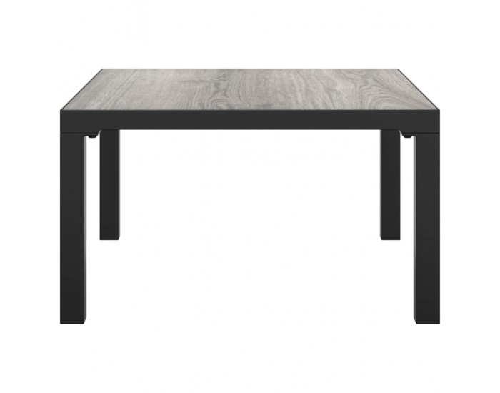 Sonata H Градинска маса за кафе сива 55x55x31 cм DPC и стомана