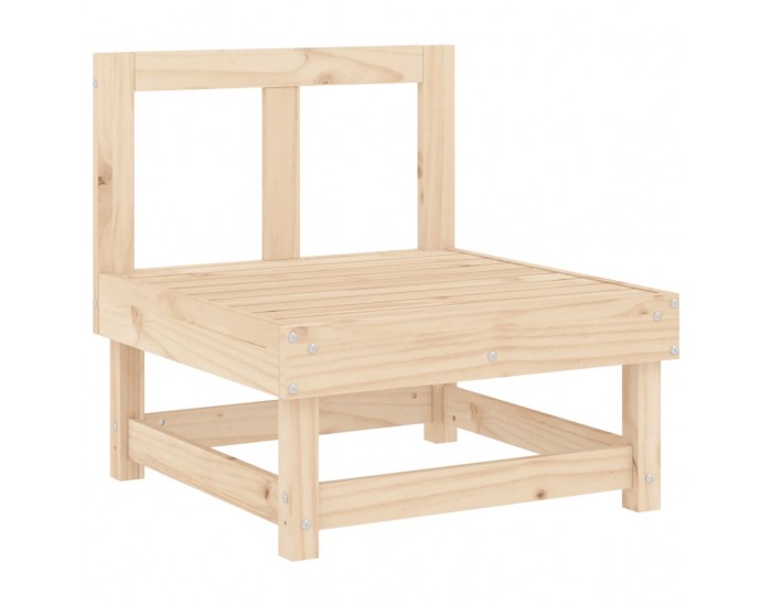 Sonata H Среден диван с възглавници, борово дърво масив