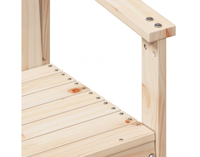 Sonata H Градински стол, 62x56x77 см, борово дърво масив