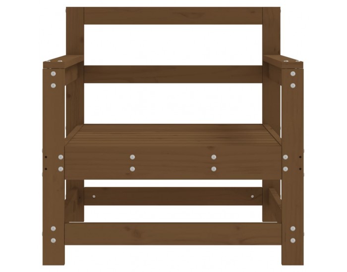 Sonata H Градински столове, 2 бр, меденокафяви, бор масив