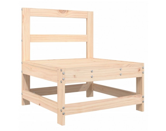 Sonata H Среден диван с възглавници, борово дърво масив