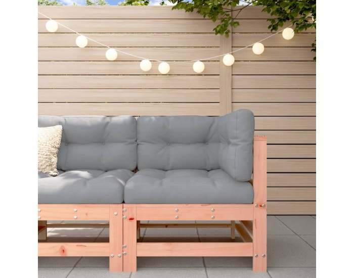 Sonata H Ъглов диван с възглавници, дугласко дърво масив