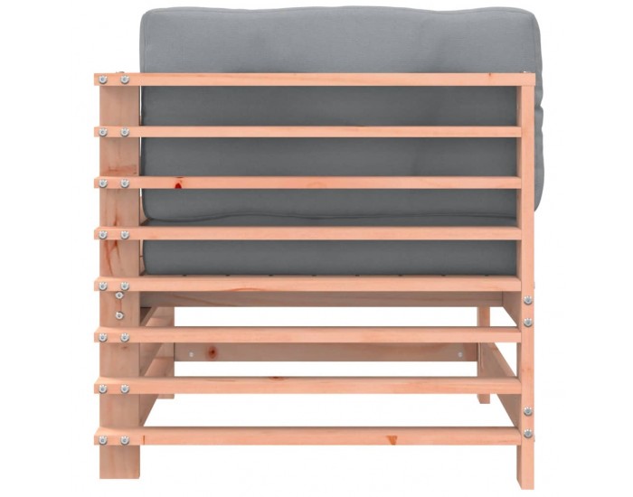 Sonata H Ъглов диван с възглавници, дугласко дърво масив