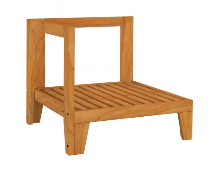 Sonata H Модулен ъглов диван с тъмносиви възглавници, акация масив