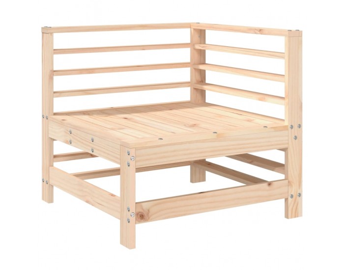 Sonata H Градински ъглови дивани, 2 бр, бор масив