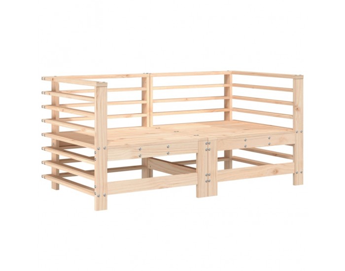 Sonata H Градински ъглови дивани, 2 бр, бор масив