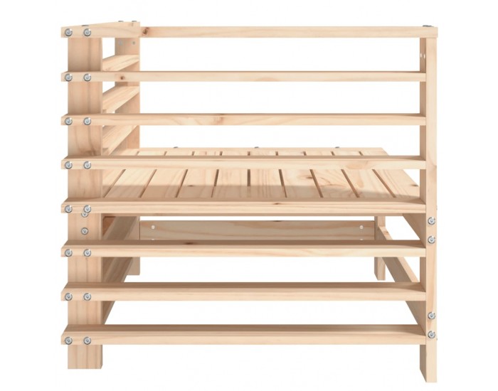 Sonata H Градински ъглови дивани, 2 бр, бор масив