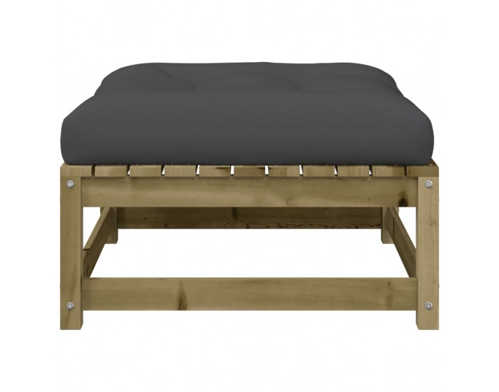 Sonata H Градинско кресло без подлакътници, с възглавници и табуретка