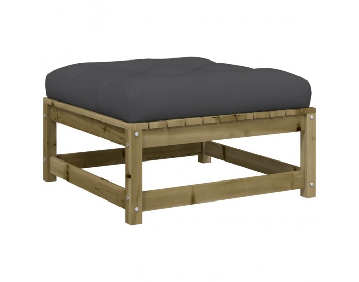 Sonata H Градинско кресло без подлакътници, с възглавници и табуретка