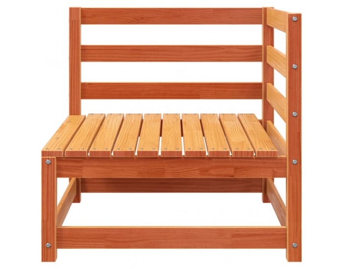 Sonata H Градински ъглов диван, восъчнокафяв, 70x70x67 см, бор масив