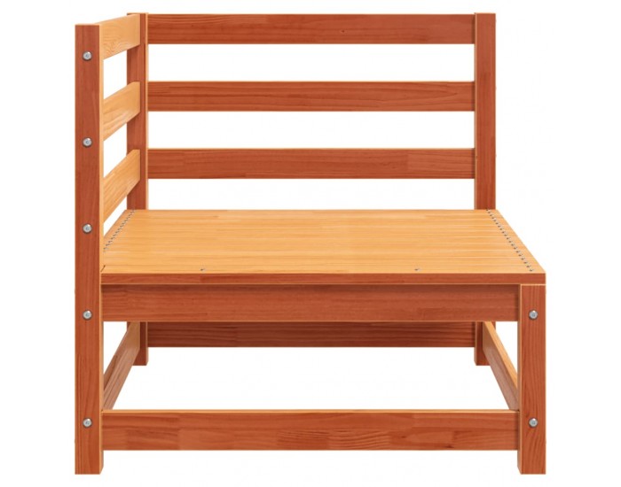 Sonata H Градински ъглов диван, восъчнокафяв, 70x70x67 см, бор масив