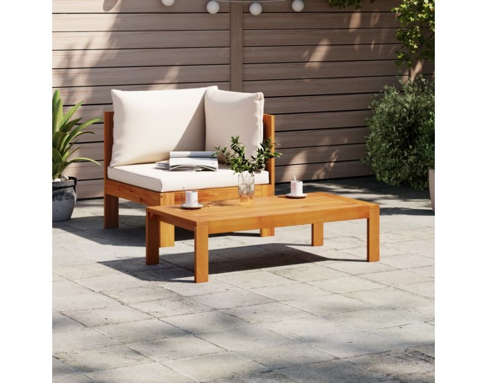 Sonata H Градински комплект дивани с възглавници от 2 части акация масив