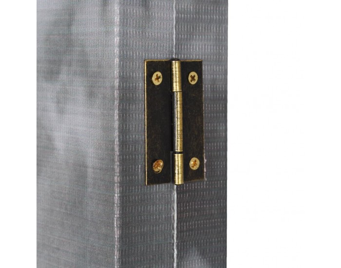 Sonata H Сгъваем параван за стая, 228x170 см, автобус Лондон, черно-бял