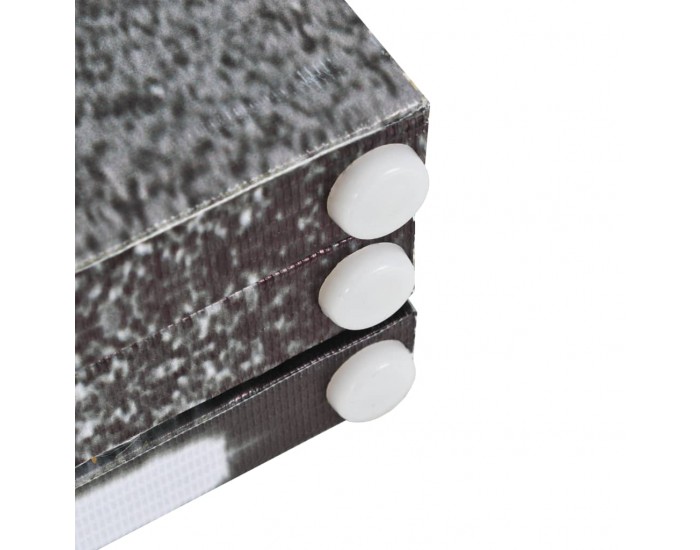 Sonata H Сгъваем параван за стая, 228x170 см, автобус Лондон, черно-бял