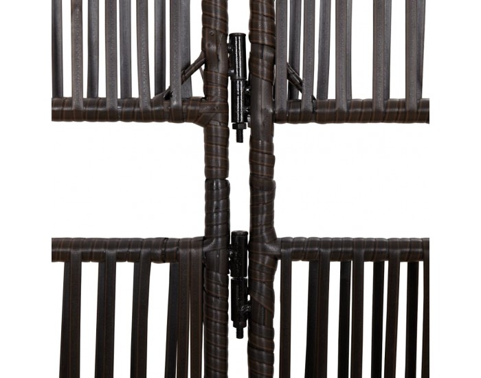 Sonata H Параван за стая, 5 панела, бежов, полиратан