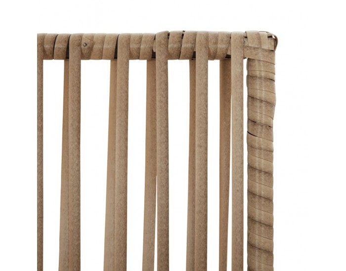 Sonata H Параван за стая, 5 панела, бежов, полиратан