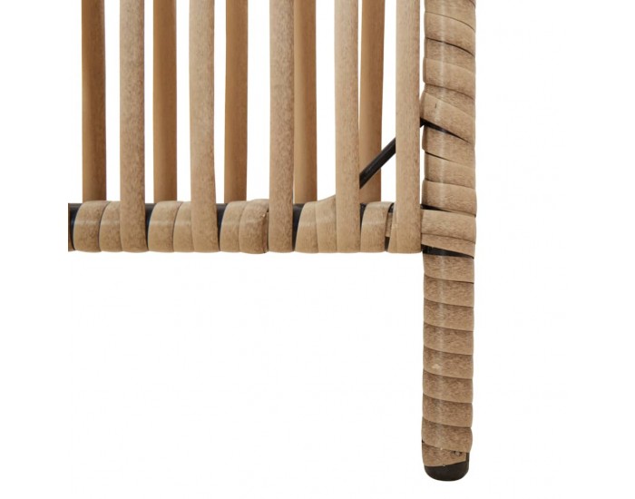 Sonata H Параван за стая, 5 панела, бежов, полиратан