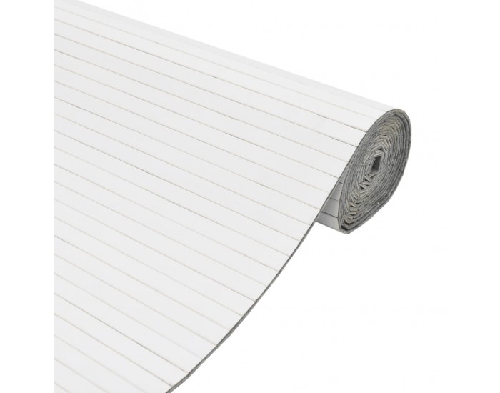 Sonata H Преграда за стая, бял, 165x400 см, бамбук