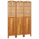 Sonata H Параван за стая, 3 панела, 121,5x2x180 cм, акациево дърво масив