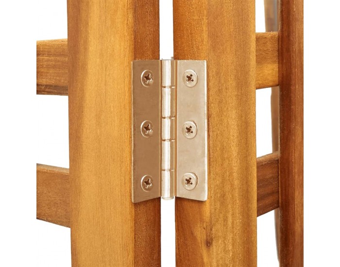 Sonata H Параван за стая, 3 панела, 121,5x2x180 cм, акациево дърво масив
